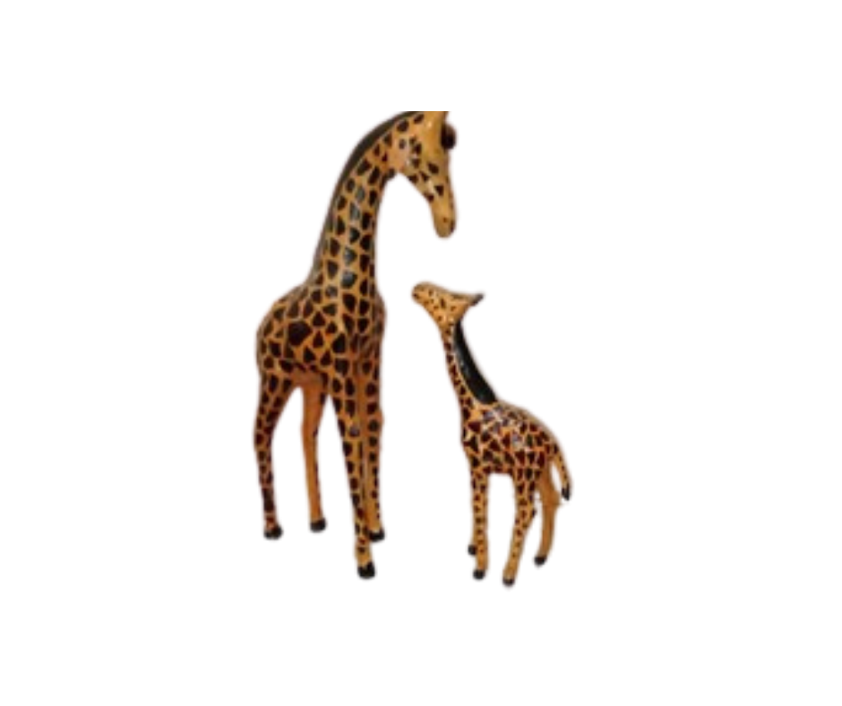 GIRAFFE LEATHER TOY